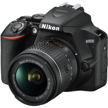 Цифр. фотокамера зеркальная Nikon D3500 + AF-P 18-55VR kit Цифр. фотокамера зеркальная Nikon D3500 + AF-P 18-55VR kit